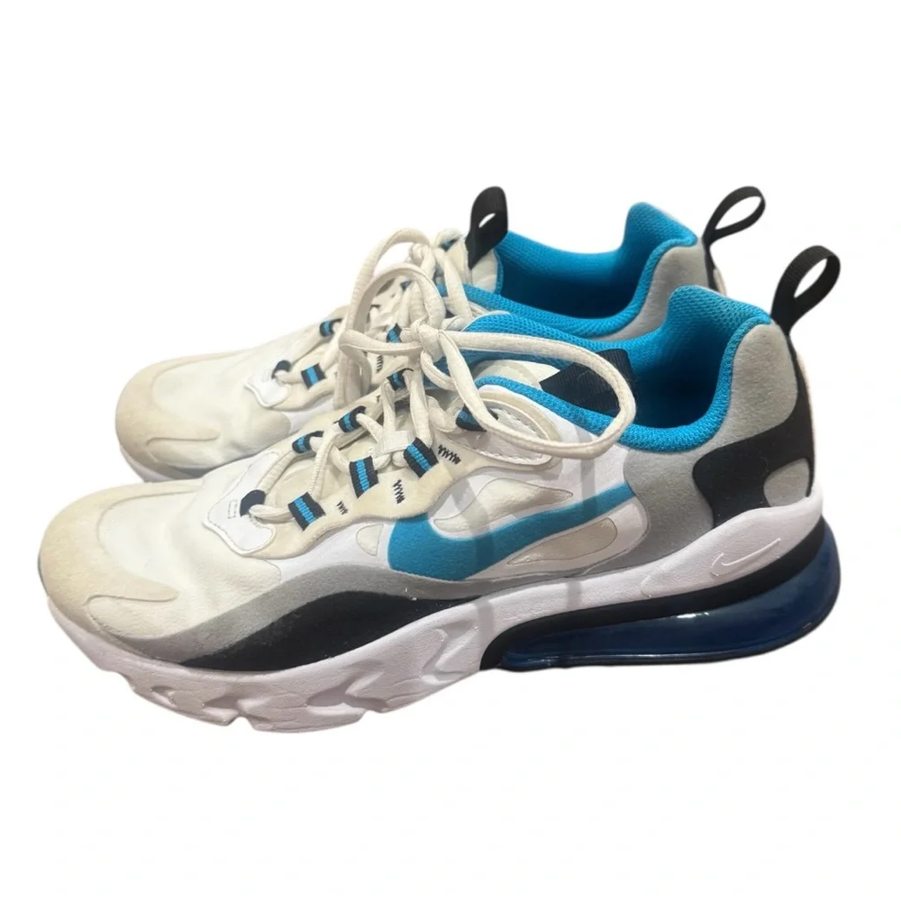 Nike GS Air Max 270 React Kids Athletic Shoes Size 6.5Y-Women’s 8.5